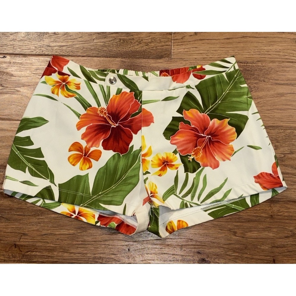 Parke & Ronen (swim Shorts) Floral Multicolor Size 34